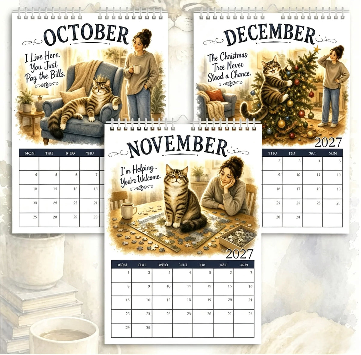 A Cats Life 2027 Calendar🐱