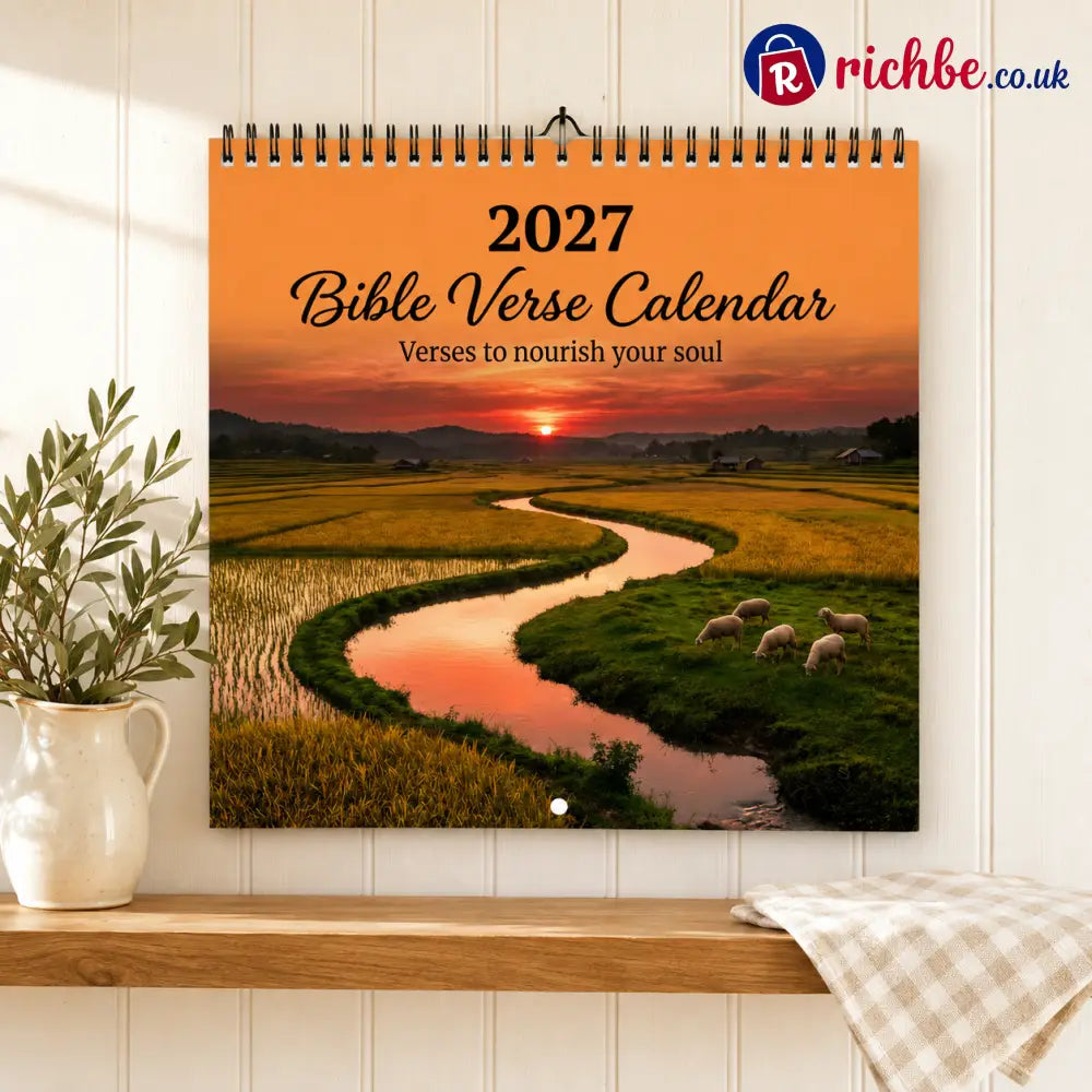 🌿 2027 Bible Verse Calendar, A Year Rooted in Faith ✝️ - default