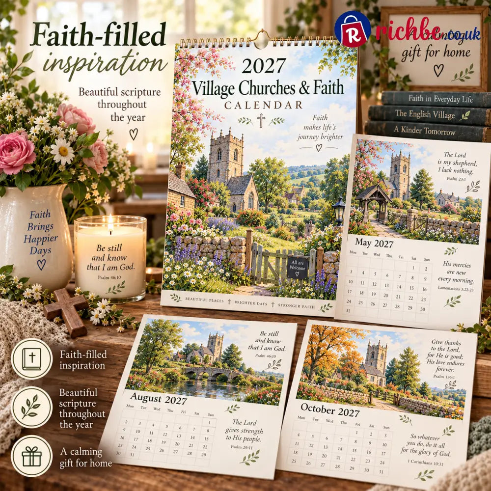 🌿 2027 Village Churches & Faith Calendar - 2027 Village Churches