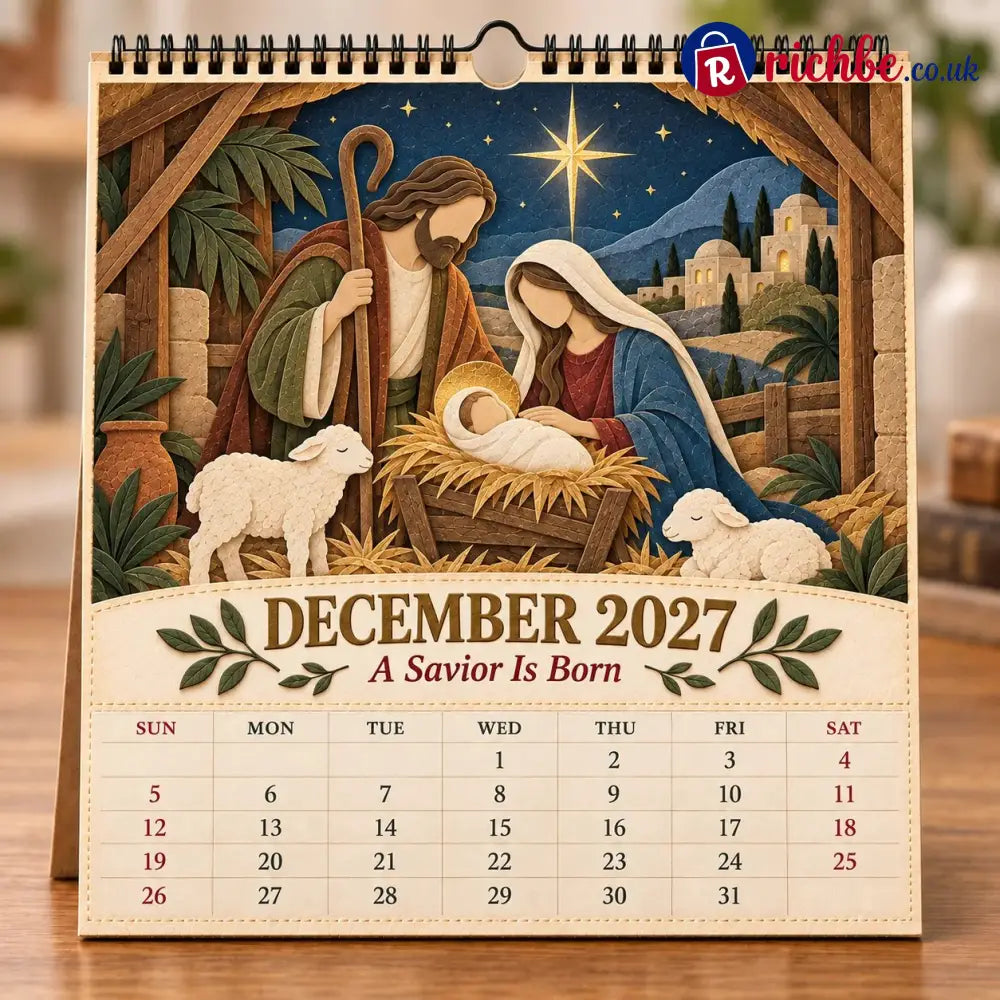 ✝️ 2027 Walking With Jesus Wall Calendar - All Collections