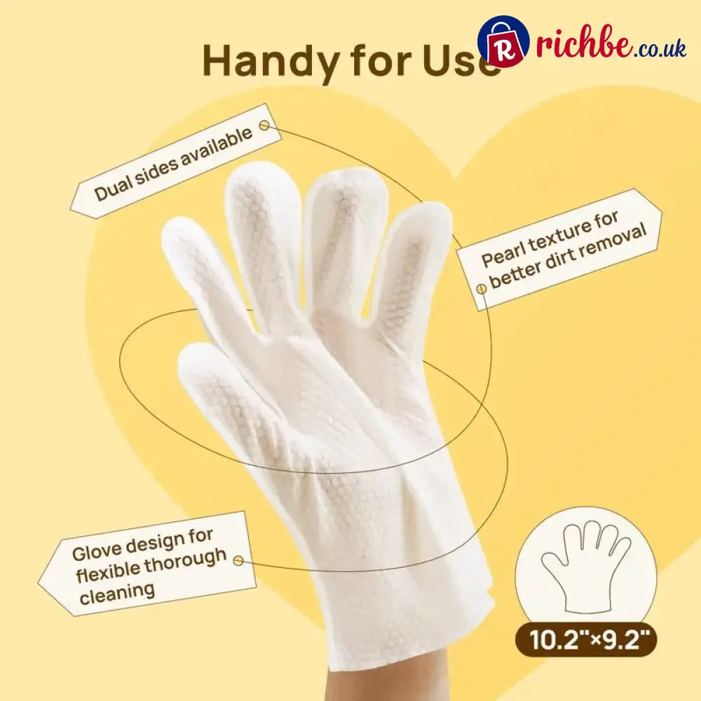 20Pcs Deodorizing Pet Glove Wipes