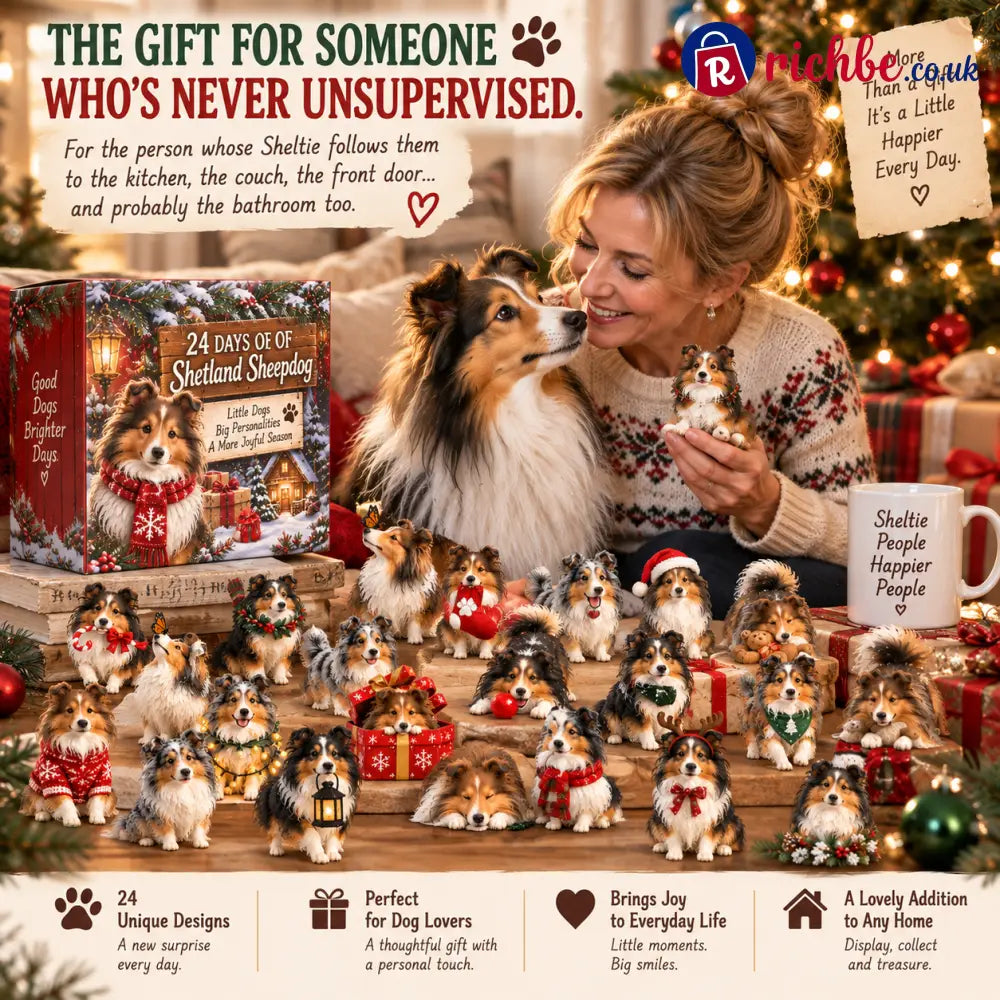 24 Days of Sheltie Joy, 24 Fluffy Personalities One Loyal Little Pack 🐾❤️