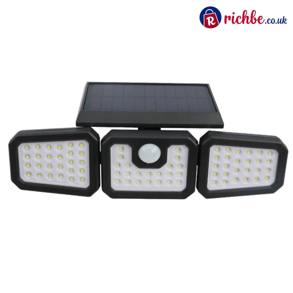 📢📢40% OFF!! ⏰Solar 3-Heads Wall Light With Sensor Lighting Function - Solar Wall Light - Tools & Gadgets