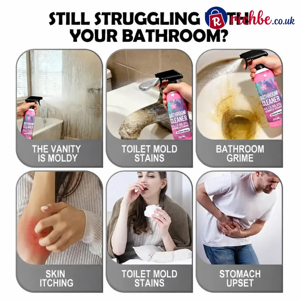 🔥 49% OFF Bathroom Cleaner – Powerful Limescale Mold & Grime Removal 🚿✨ - Hot Sale