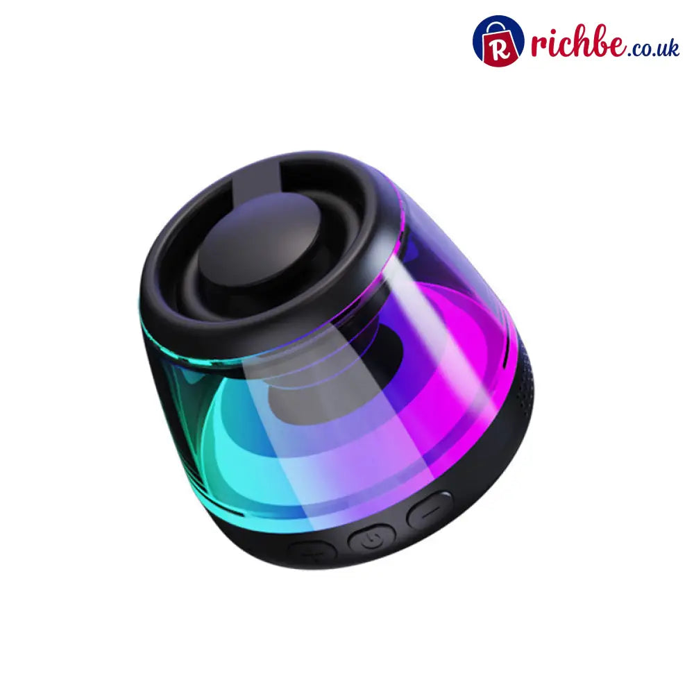 📢📢49% OFF!! ⏰Magnetic Mini Bluetooth Speaker with RGB Light - White + Black(Save $5) - Electronics & Accessories
