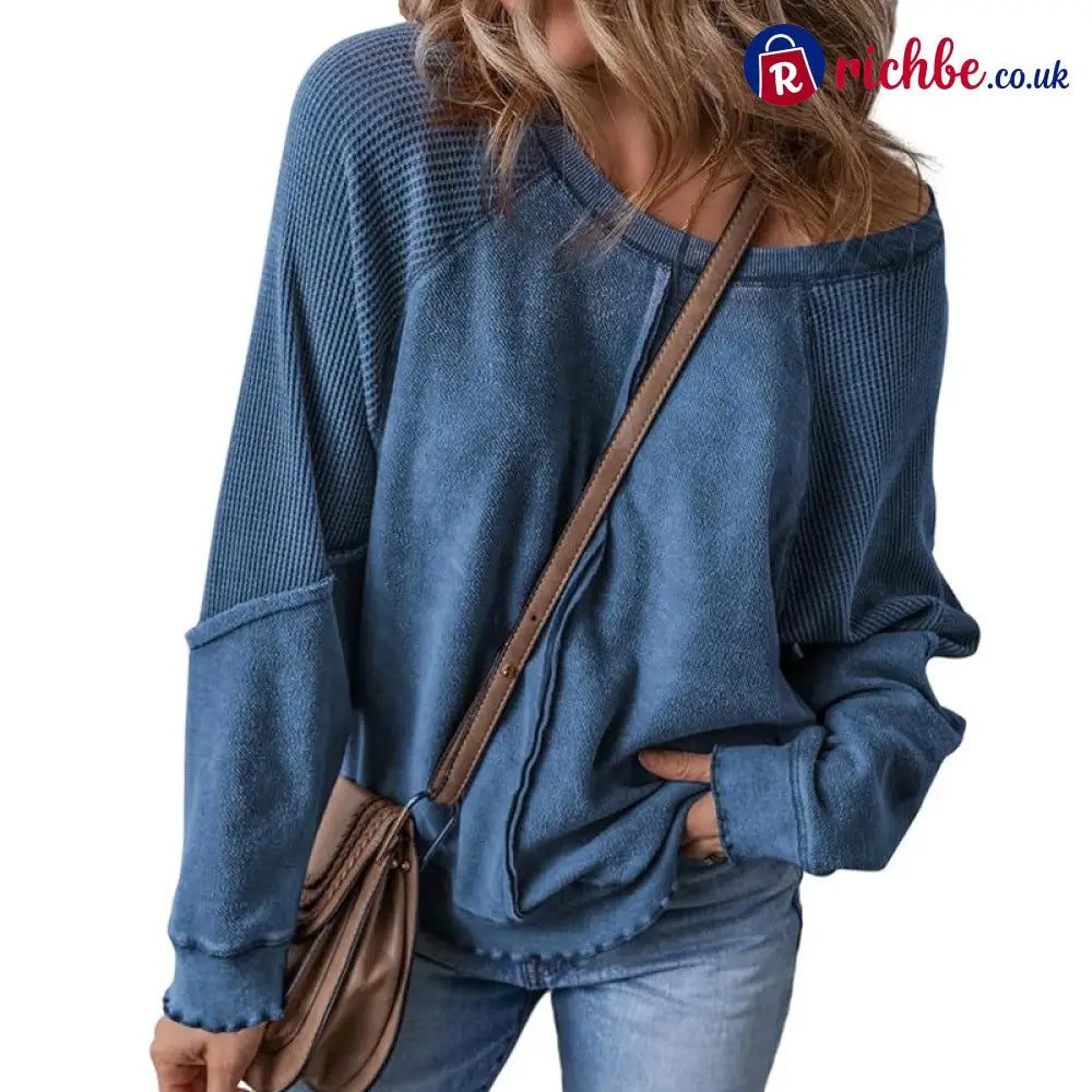 📢📢40% OFF !! ⏰Women’s Casual Round Neck & Long Sleeve Top