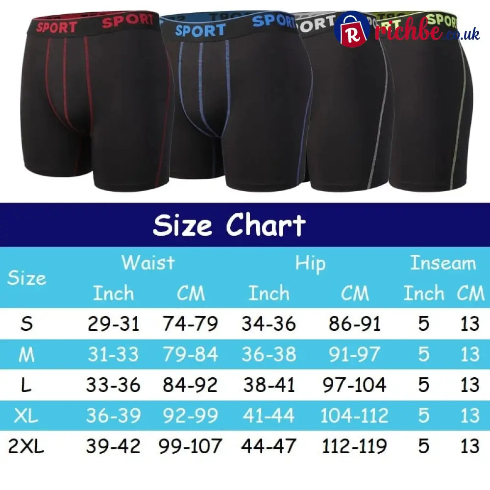 5 Pack Men’s Letter Tape Boxer Brief Casual Comfy Breathable Underwear for Daily Wear