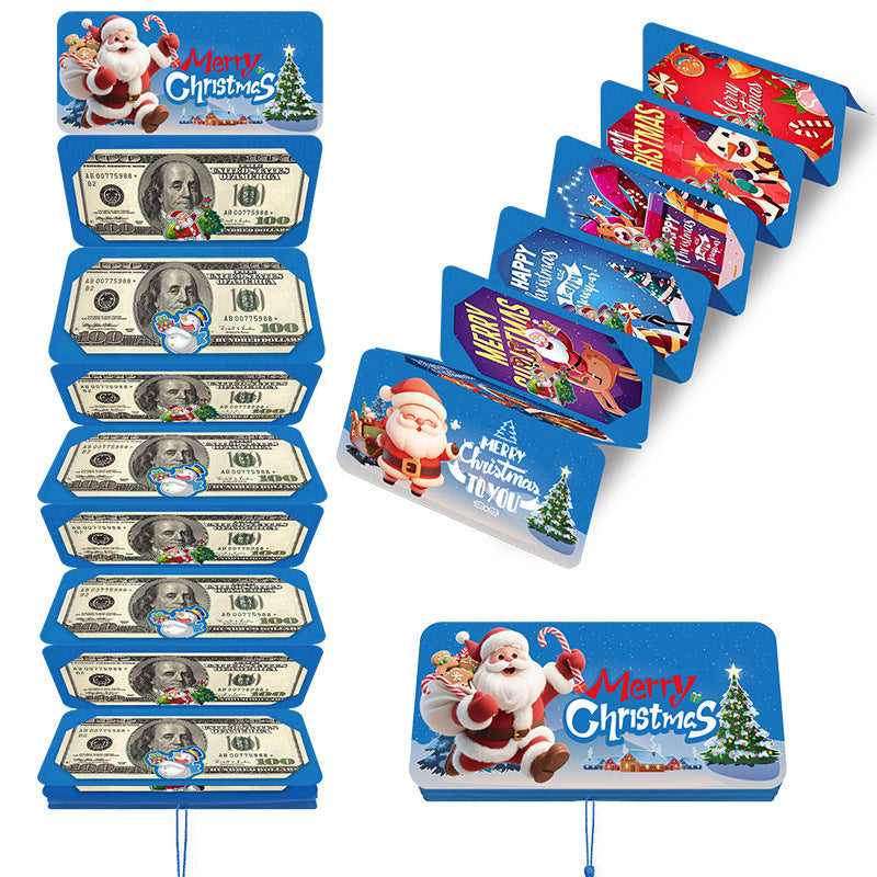 🎄Fold-Out Christmas Money Gift Card – Make Cash Feel Like a Real Present