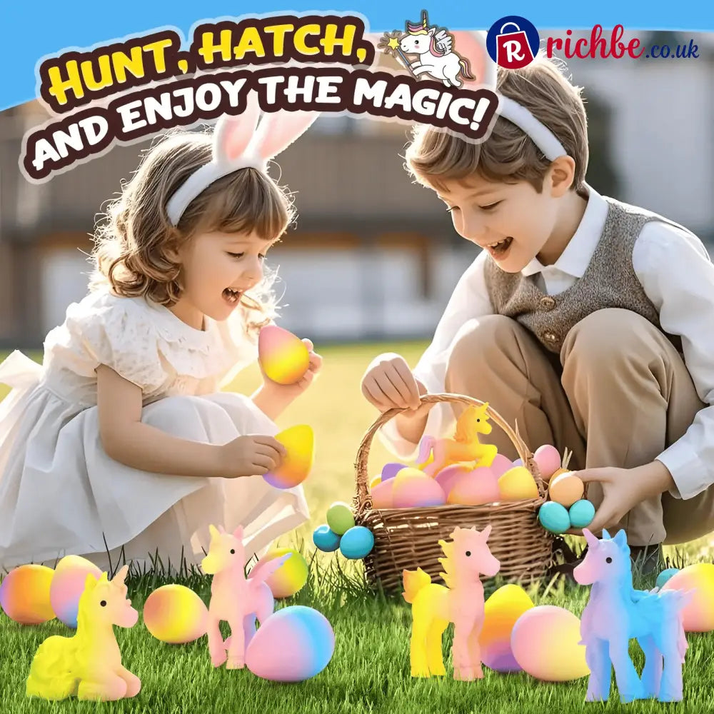 6 Pack Hatching Growing Unicorn Eggs
