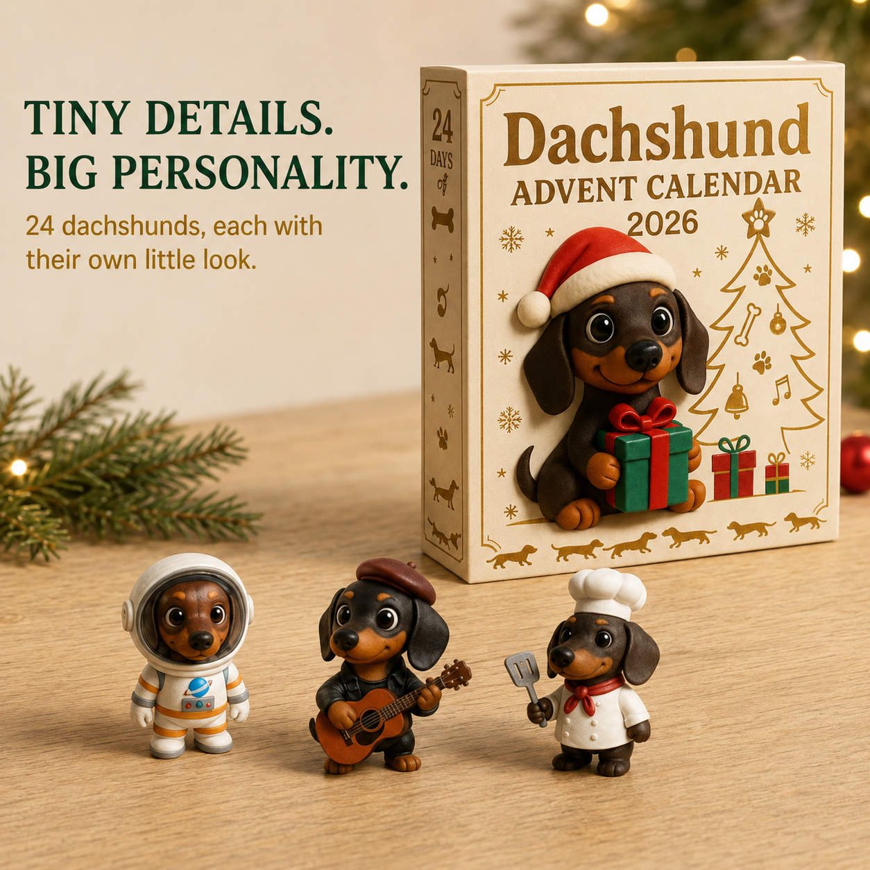 ๐2026 Dachshund Advent Calendar Blind Box๐๐ถ