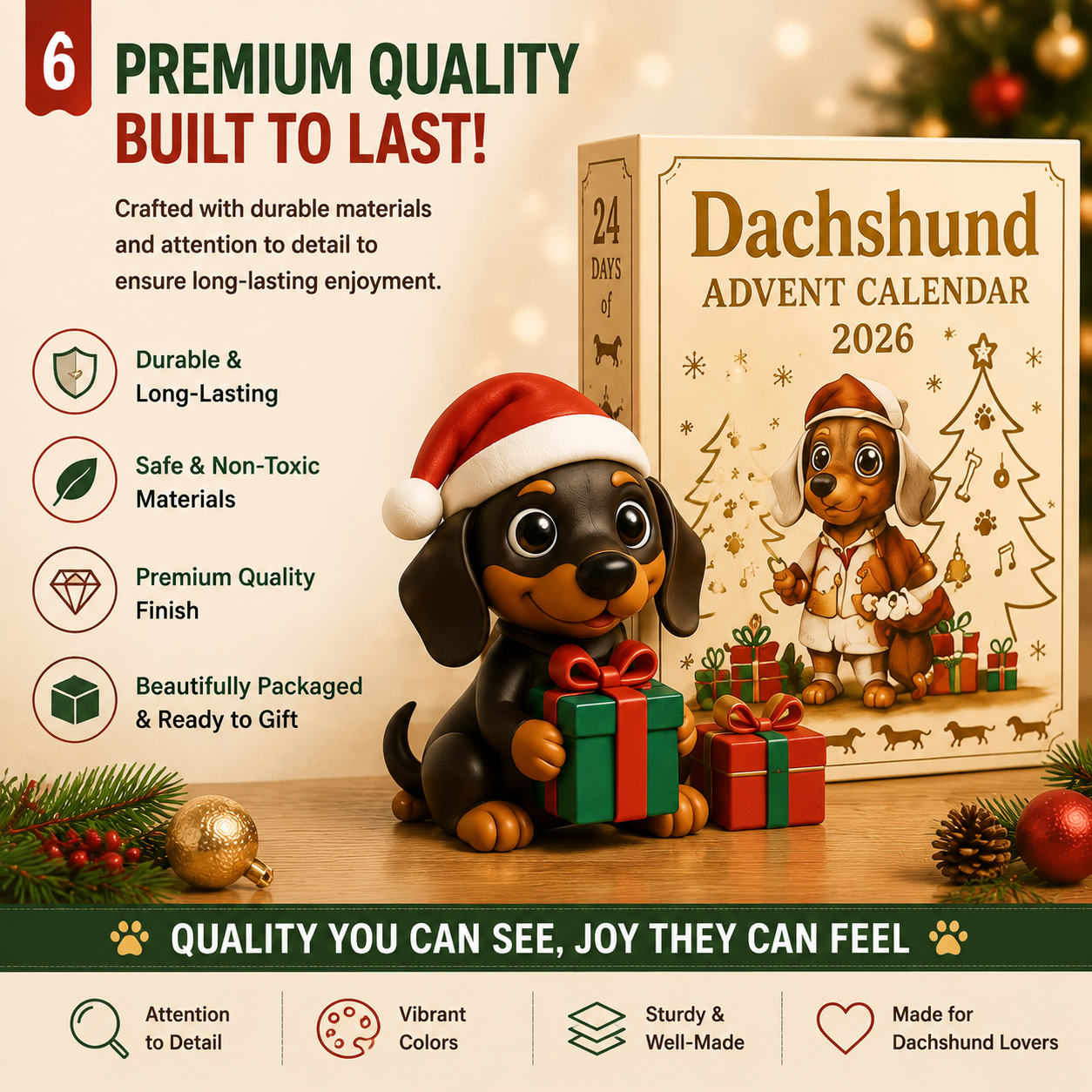 🐾 24 Days of Dachshund Christmas Joy 🎄