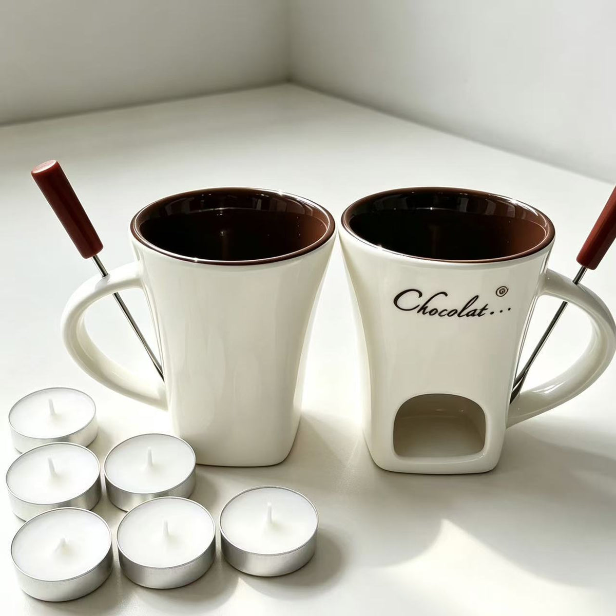 Ceramic Chocolate Fondue Mug