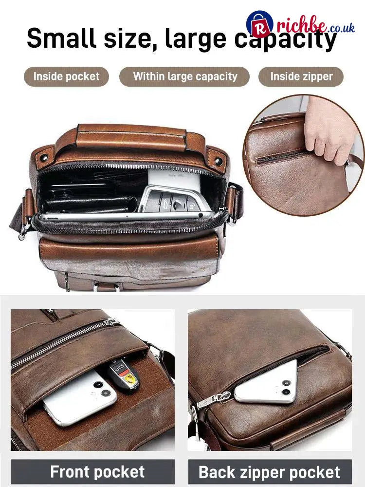 💼 Business Casual Crossbody Bag – Practical Stylish Water-Resistant ✨ - Clothing & Accessories