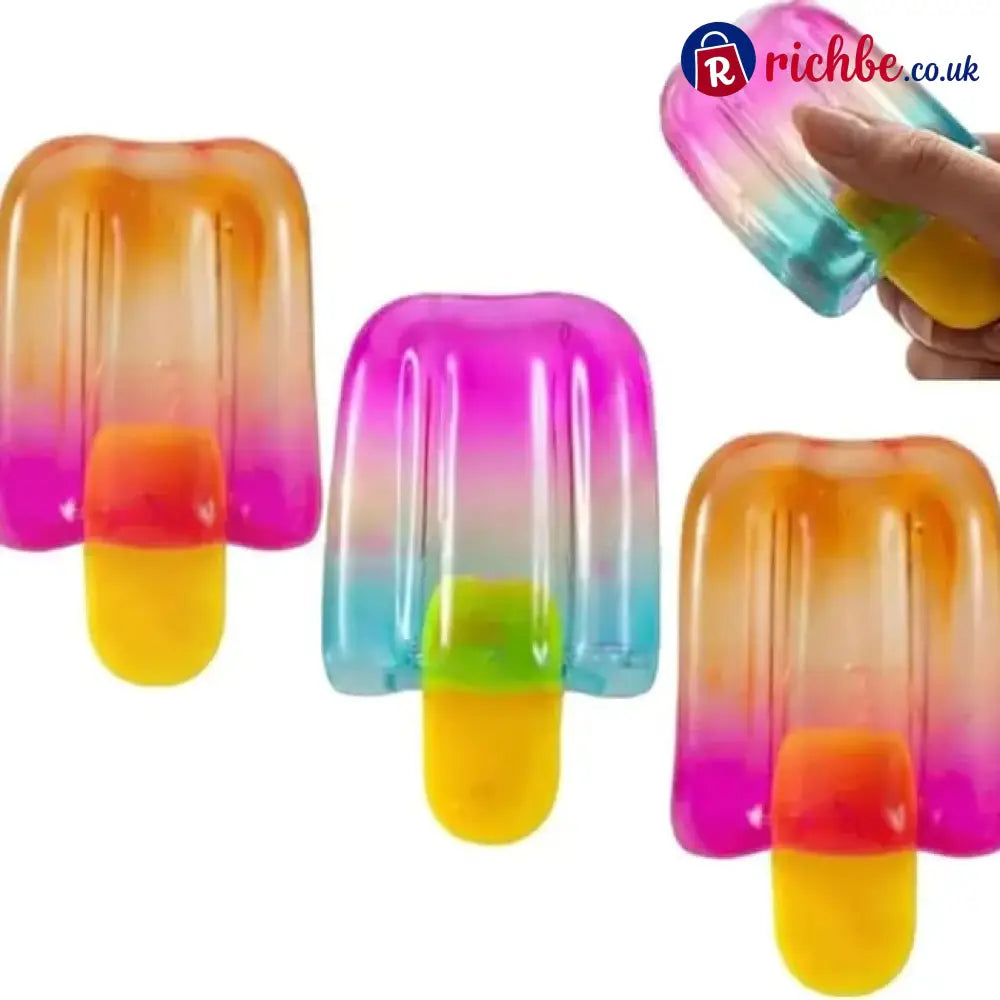 🍦 Cute Ice Cream Squishy | Stress Relief Fidget Toy ✨ - 2-3PCS