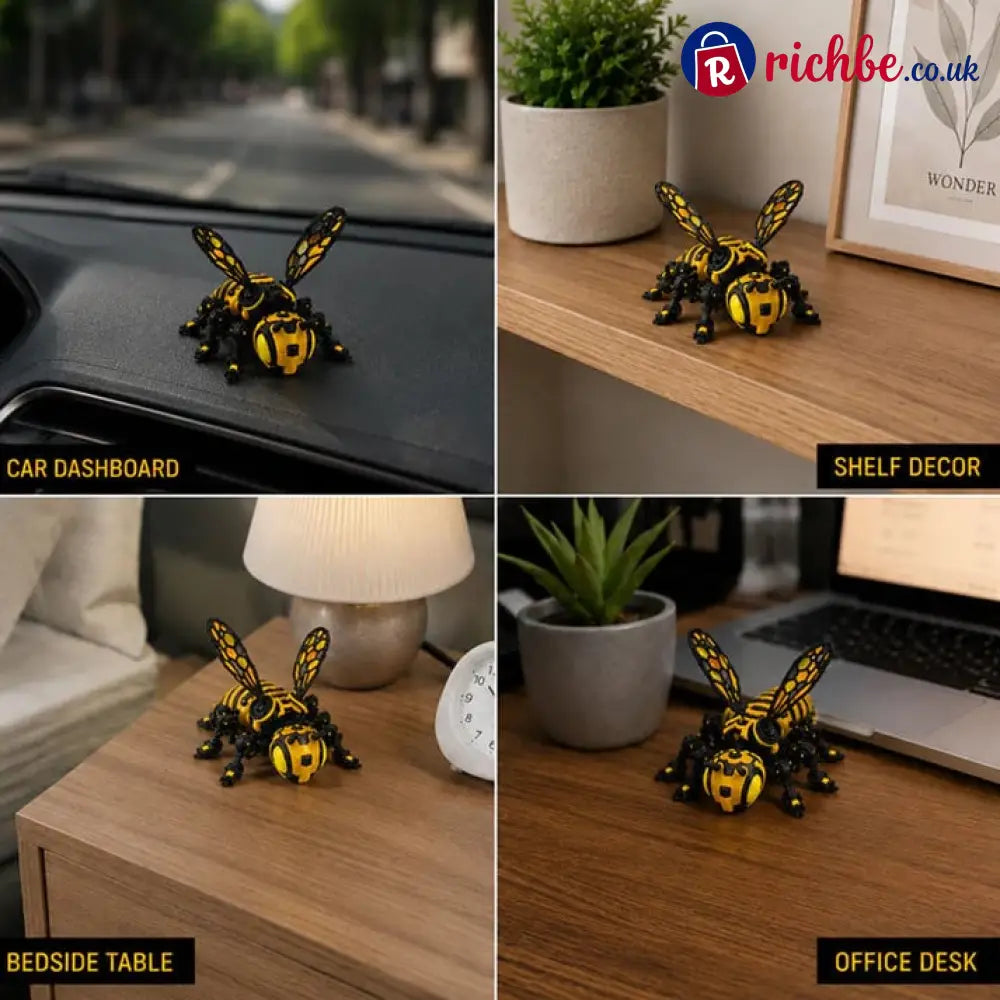 Cyber Mechanical Bee Figurine 🐝