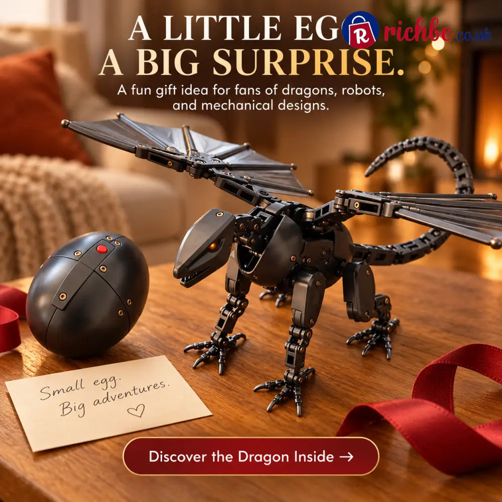 🥚🐉 DragonMorph – Egg to Dragon Transforming Mechanical Toy