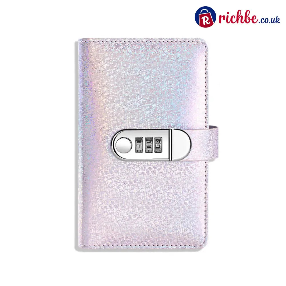 Glitter Password Lock Budget Binder