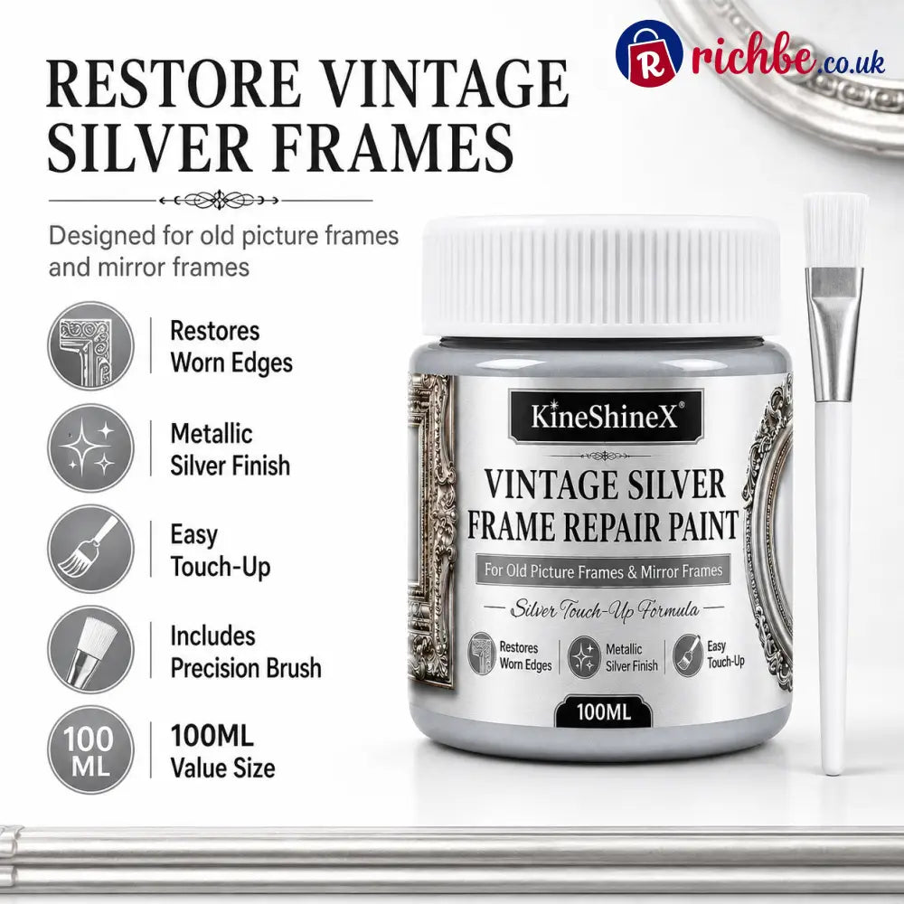 Gold/Silver Metallic Refinishing Repair Paste with Brush - Hot Sale