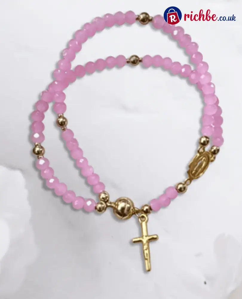 ✝️Handcrafted rosary bracelets📿 - Purple