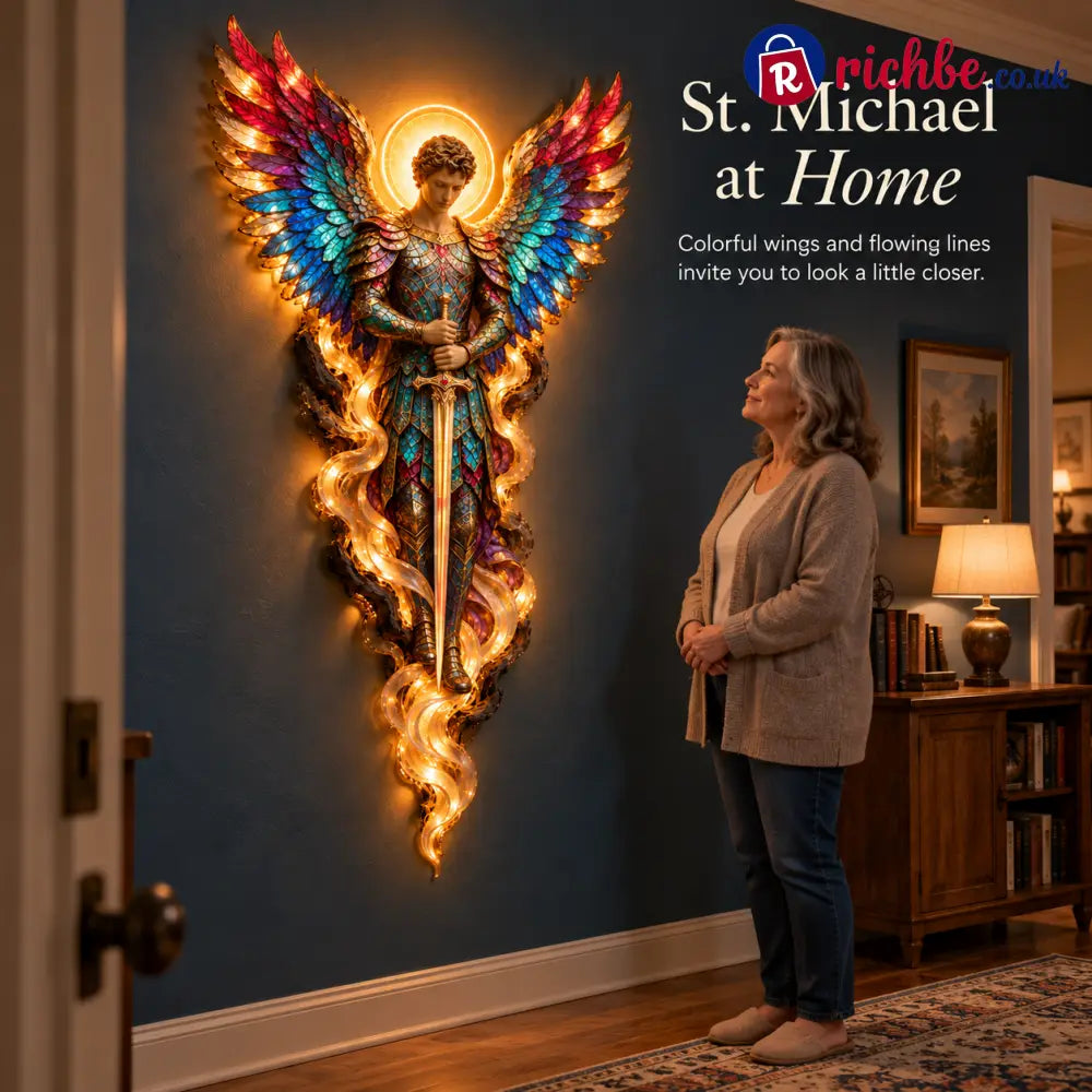 ✝️ ✨ Heavenly Radiance™ Lighted Angel Wall Sculpture