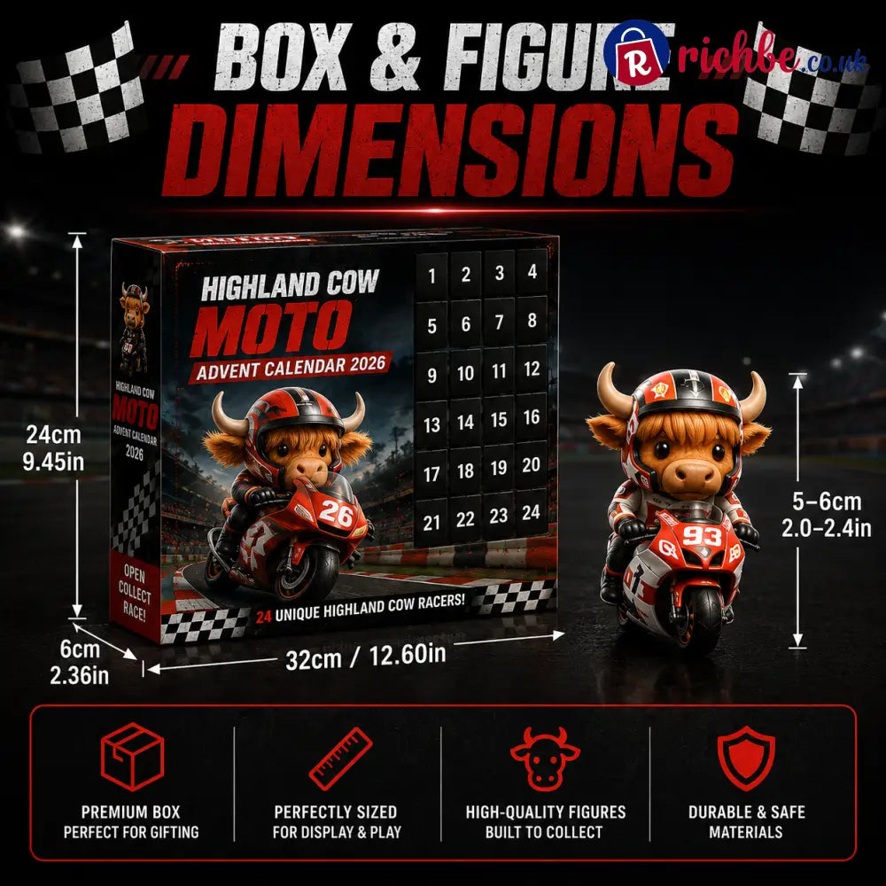 🐮🏍️ HIGHLAND COW MOTO ADVENT CALENDAR 2026