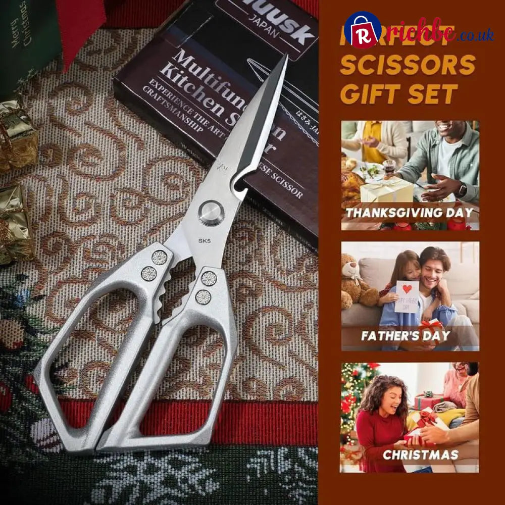 Kitchen Scissors All Purpose - Stainless Steel Kitchen Shears