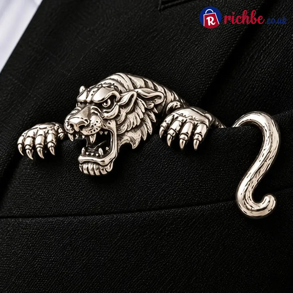 ✨ Luxury Sculpted Animal Brooch – Premium Statement Piece for Suits & Blazers