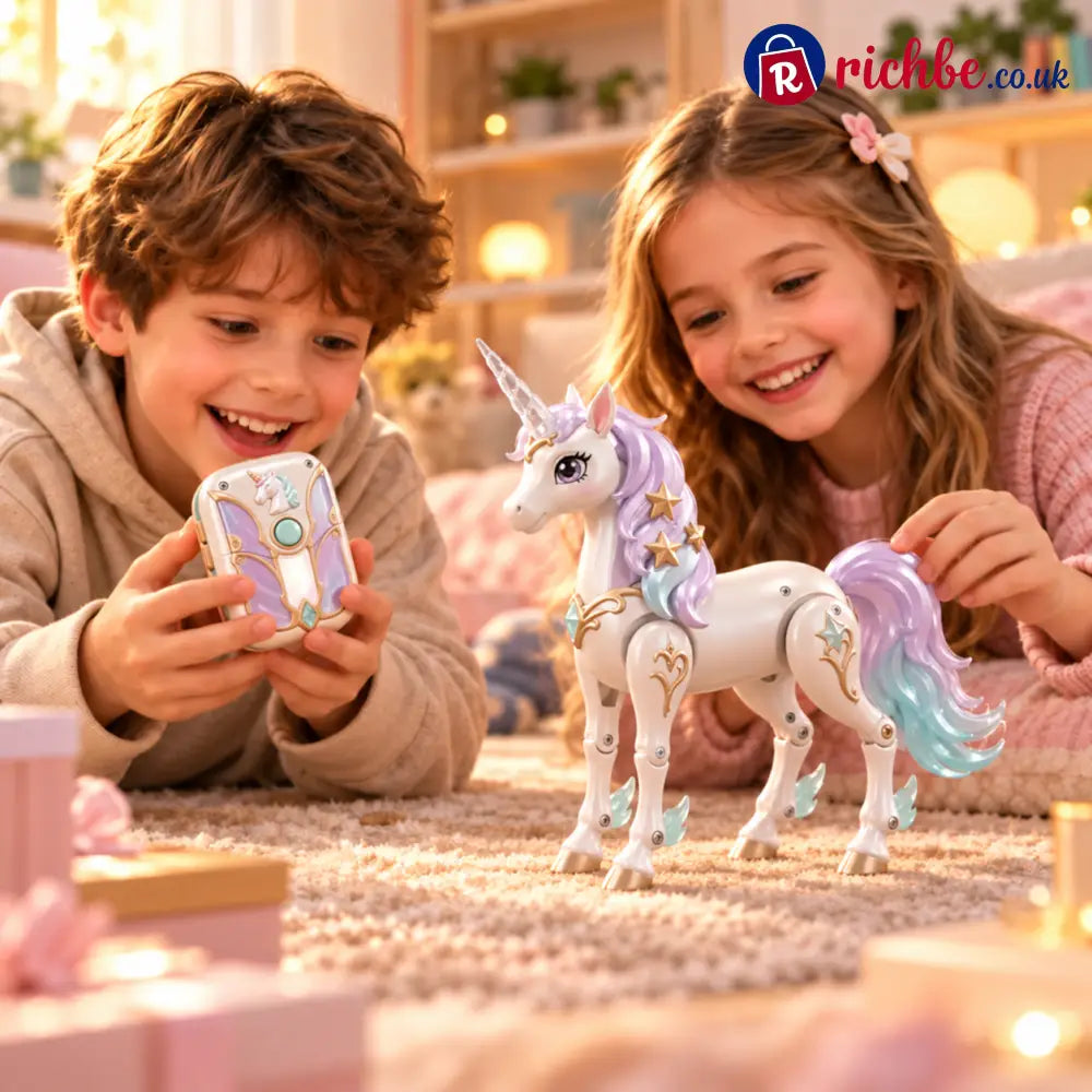 🦄 Moonlight Unicorn – 2-in-1 Foldable Fantasy Figure & Pocket Case