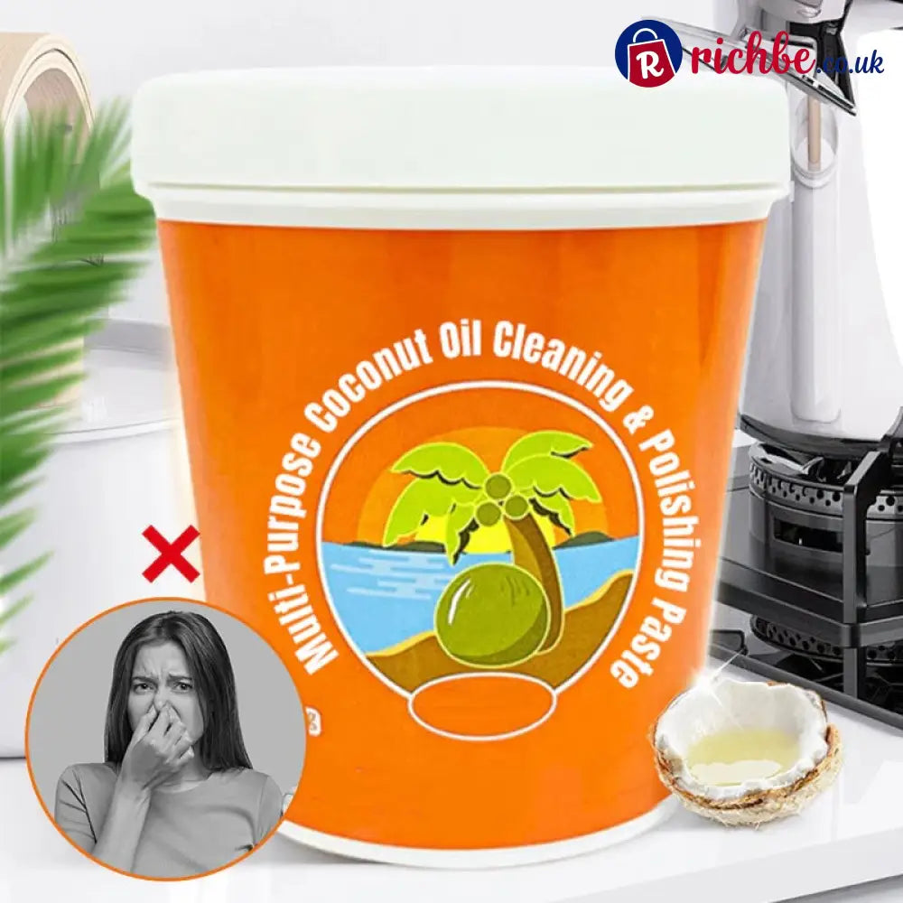 Multi-Purpose Coconut Oil Cleaning & Polishing Paste