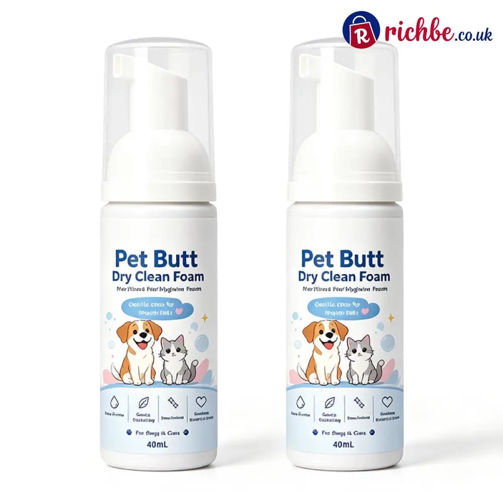 No-Rinse Pet Butt Dry Clean Foam for Dogs & Cats - Tools & Gadgets