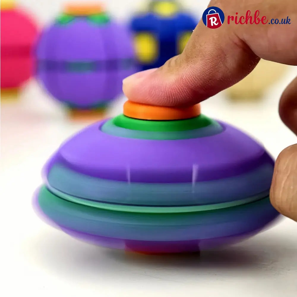 ⚽ Press-to-Spin Stress Relief Fidget Ball