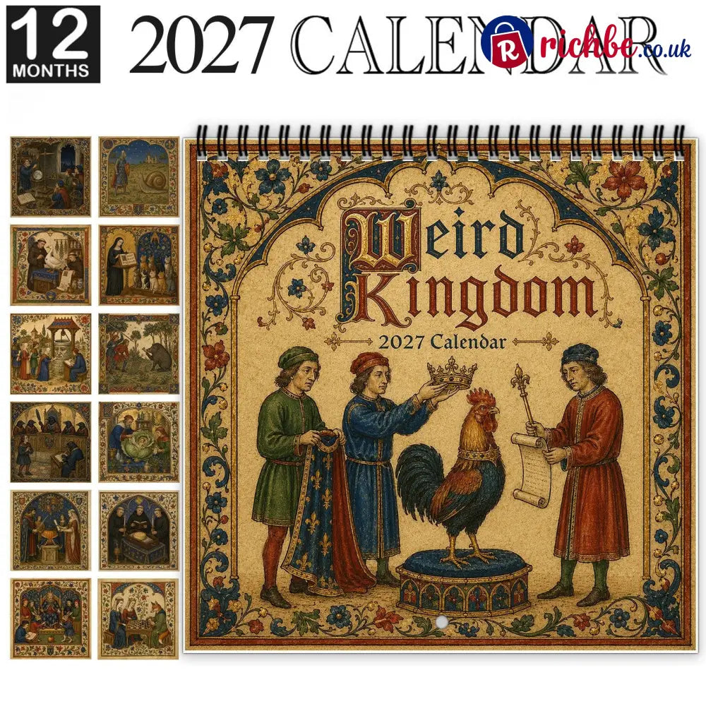 ๐Weird Kingdom 2027 Wall Calendar โ 12 Months of Curious Portraits & Whimsical Moments