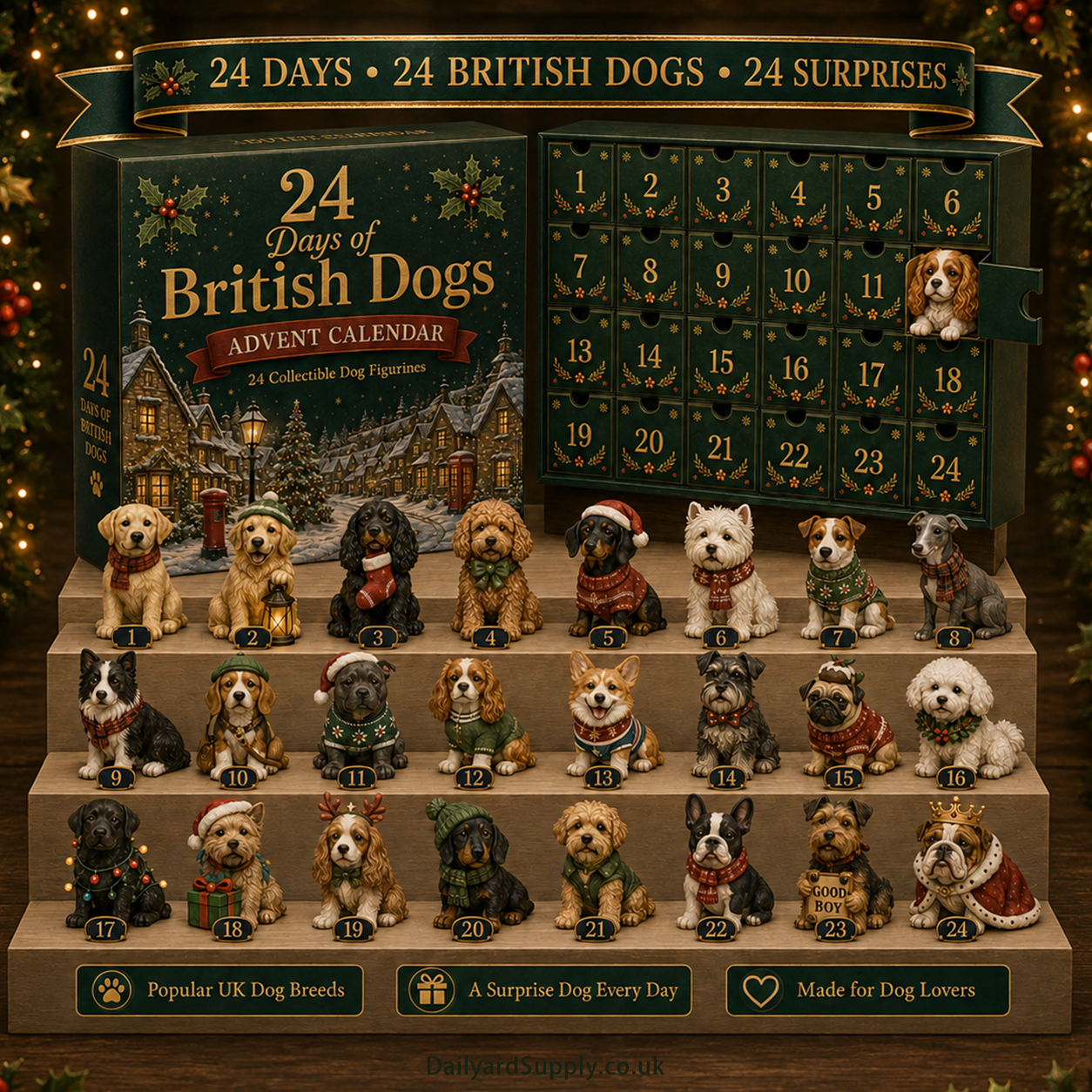 🐶 24 Days of Britain’s Best-Loved Dogs Advent Calendar