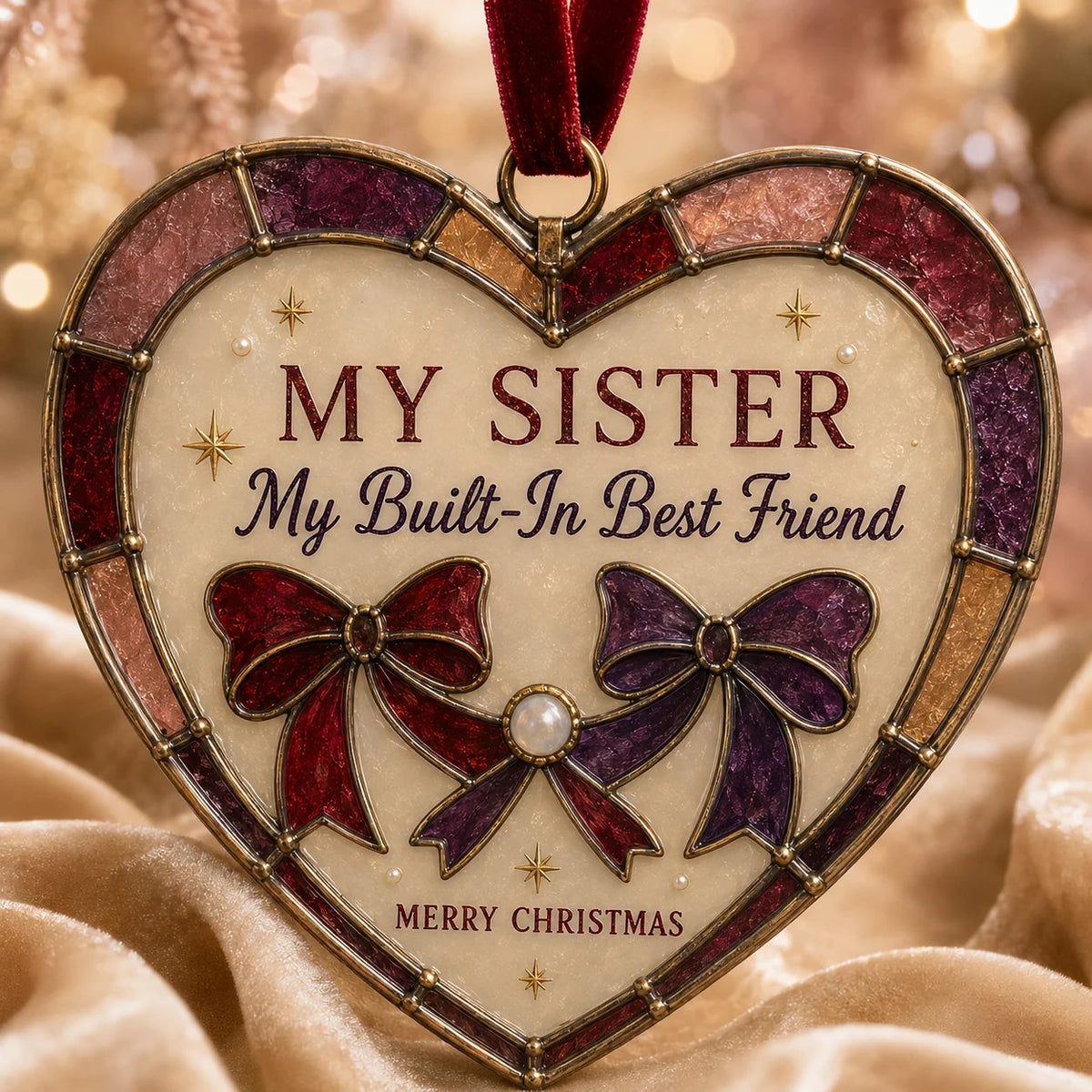 🎄 Handcrafted Stained Glass Christmas Ornaments – Meaningful Keepsakes Made to Be Cherished ❤️