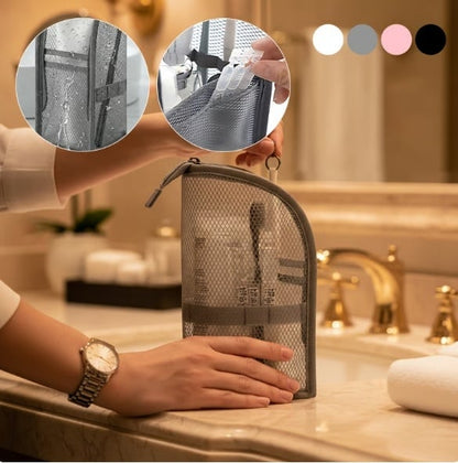 Self-Standing Toiletry & Cosmetic Storage Bag