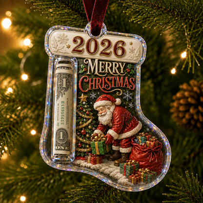 🎅 2026 Christmas Gift 49% Off--Cash Clip Christmas Tree Ornament