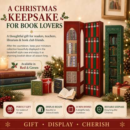 📚 25-Day Mini Book Advent Calendar – A Book Lover's Christmas Countdown