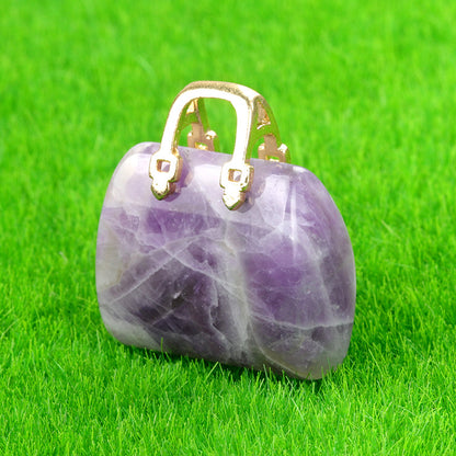 🌸Buy 1 Get Free 1 🌸Miniature Elegant Stone Handbag Ornament