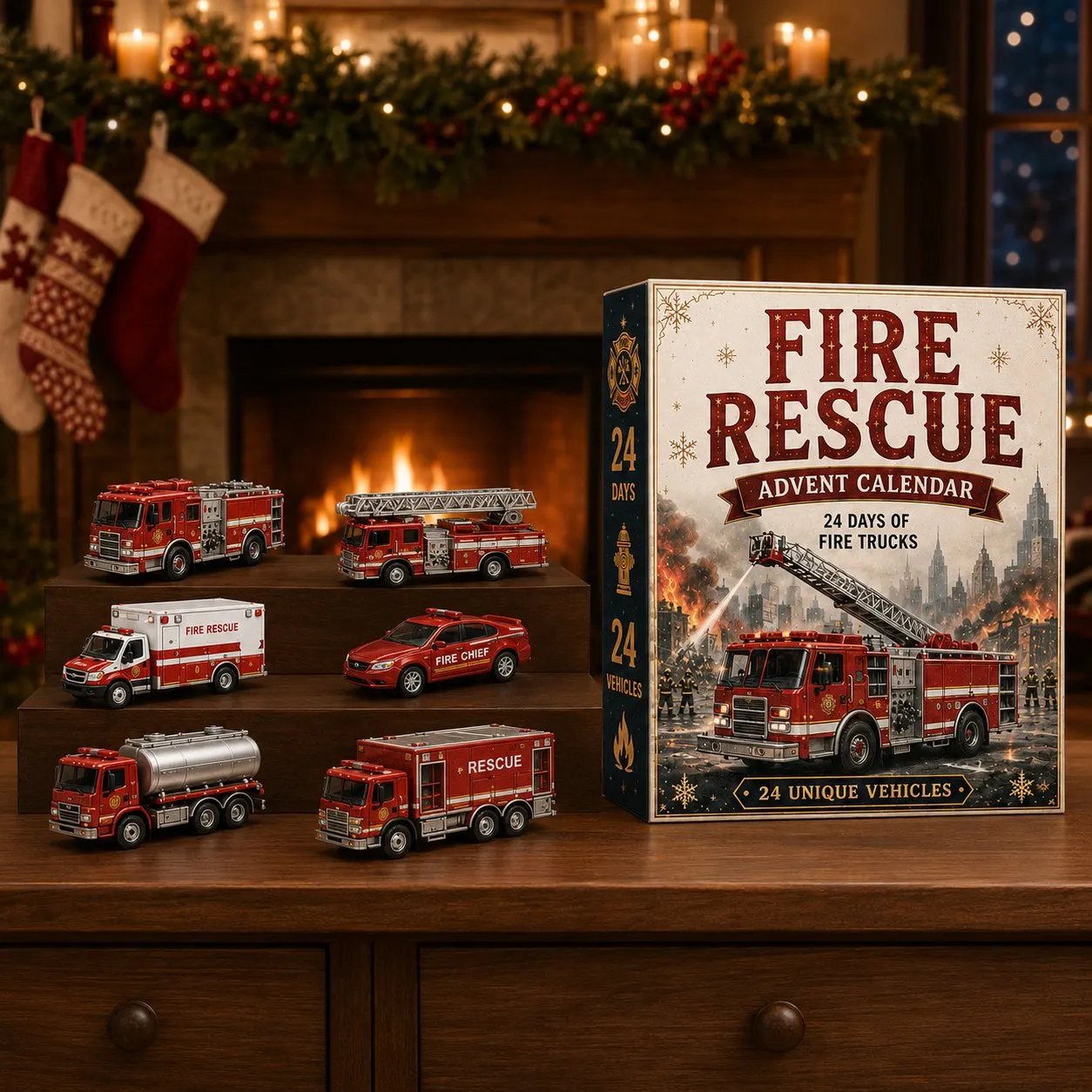 🚚 🎁Build the Fleet Collection 24-Day Vehicle Advent Calendar Series | ✨A New Adventure Every Morning