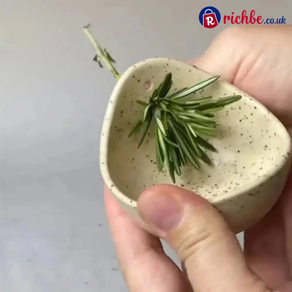 🎉100% Handmade Pottery Herb Stripper - ta-1025