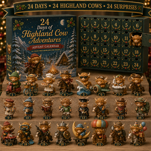 🔥🔥🔥🐮 24 Days of Highland Cow Advent Calendar