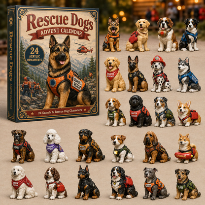 👨‍🚒Rescue Dogs Advent Calendar 2026 - 24-Day Festive Countdown