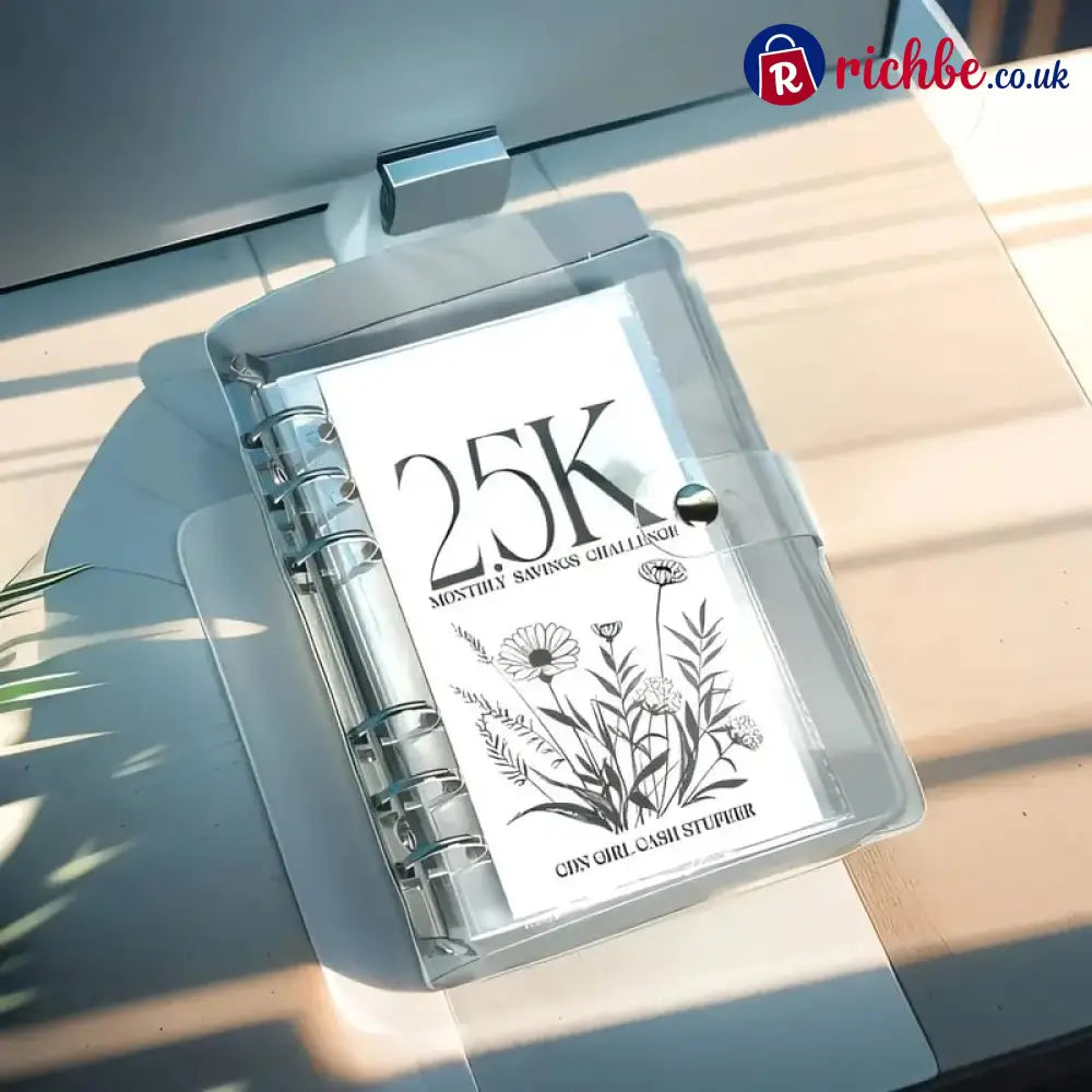 12-Month Envelopes Money Saving Challenge Binder - 2.5k / 🔥Buy 1