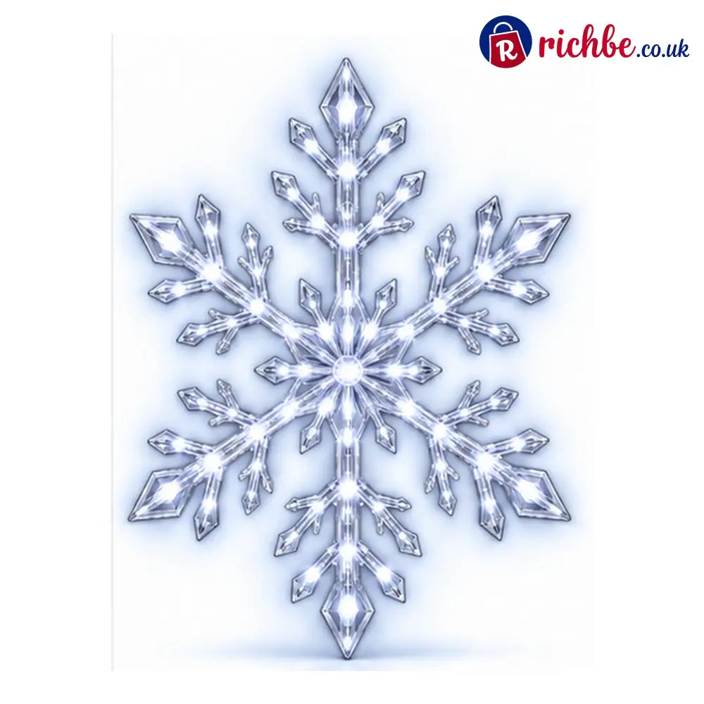 ❄️ 12-Piece LED Snowflake Wall Light Set – Remote-Controlled Christmas Winter Decor - Silver