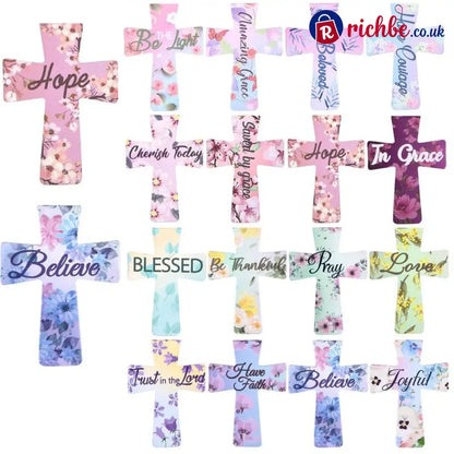 📖16 Pcs Magnetic Cross Bookmarks Gifts for Bible Study Readers Teachers Students🌸✝️ - ✝️1 Set (16pcs)