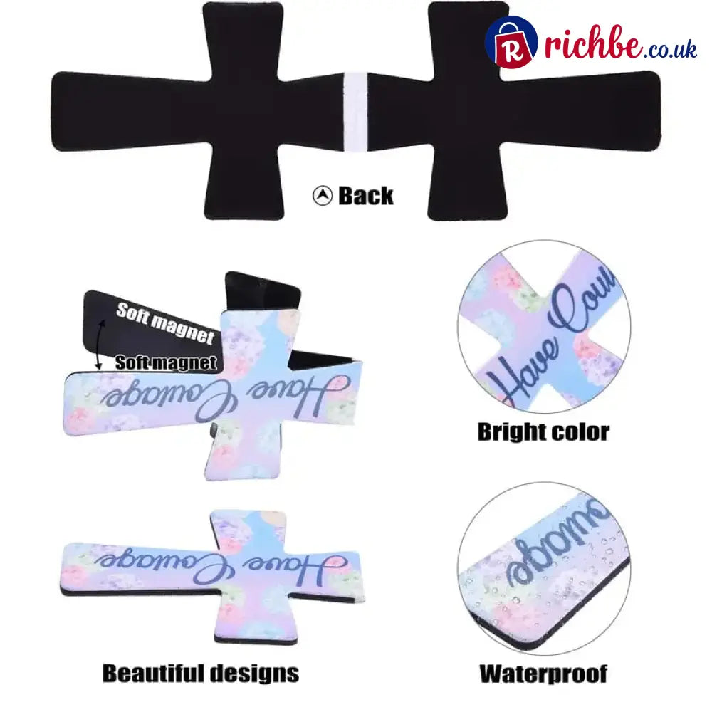 📖16 Pcs Magnetic Cross Bookmarks Gifts for Bible Study Readers Teachers Students🌸✝️