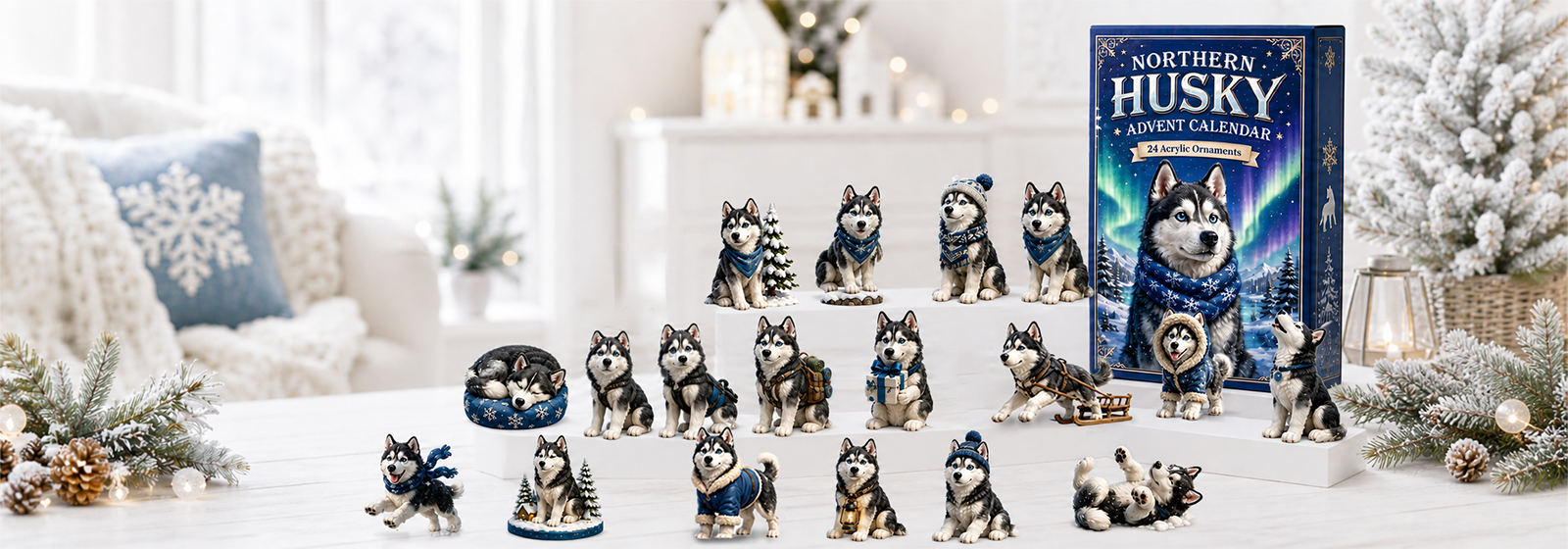 24 Festive Husky Surprises