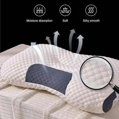 💥New Year Big Sale 49% OFF💥Antibacterial Neck Support Sleep-Aid Massage Pillow