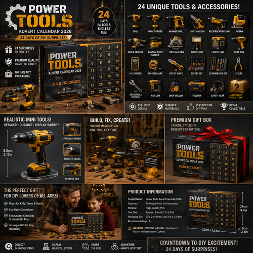 2026 Power Tools Advent Calendar – 24 Days of DIY Surprises