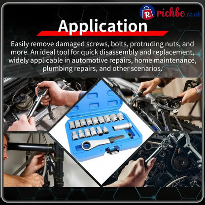 17PCS Pass Through Socket Set